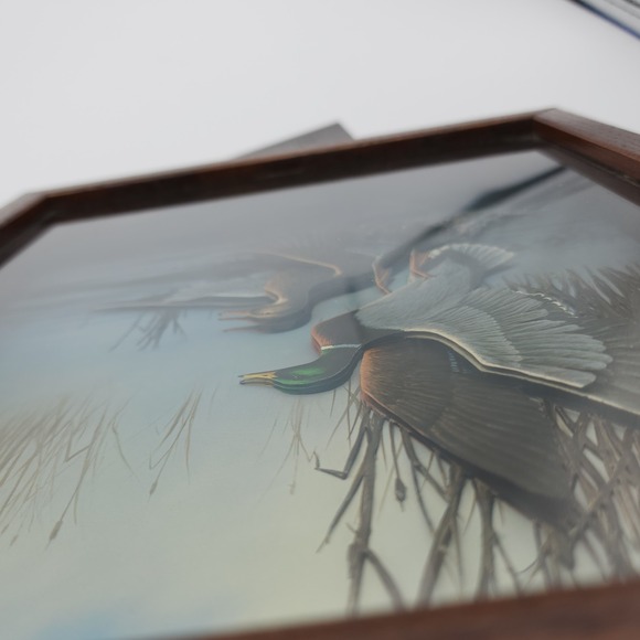 Gary Fenske Ducks Pond Print hand cut paper embellishments by Melinda Martin art - Picture 8 of 12